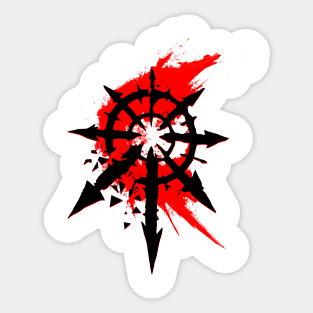 Blood Chaos Star Sticker